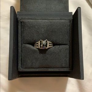 David Yurman Hematite Petite Wheaton Ring